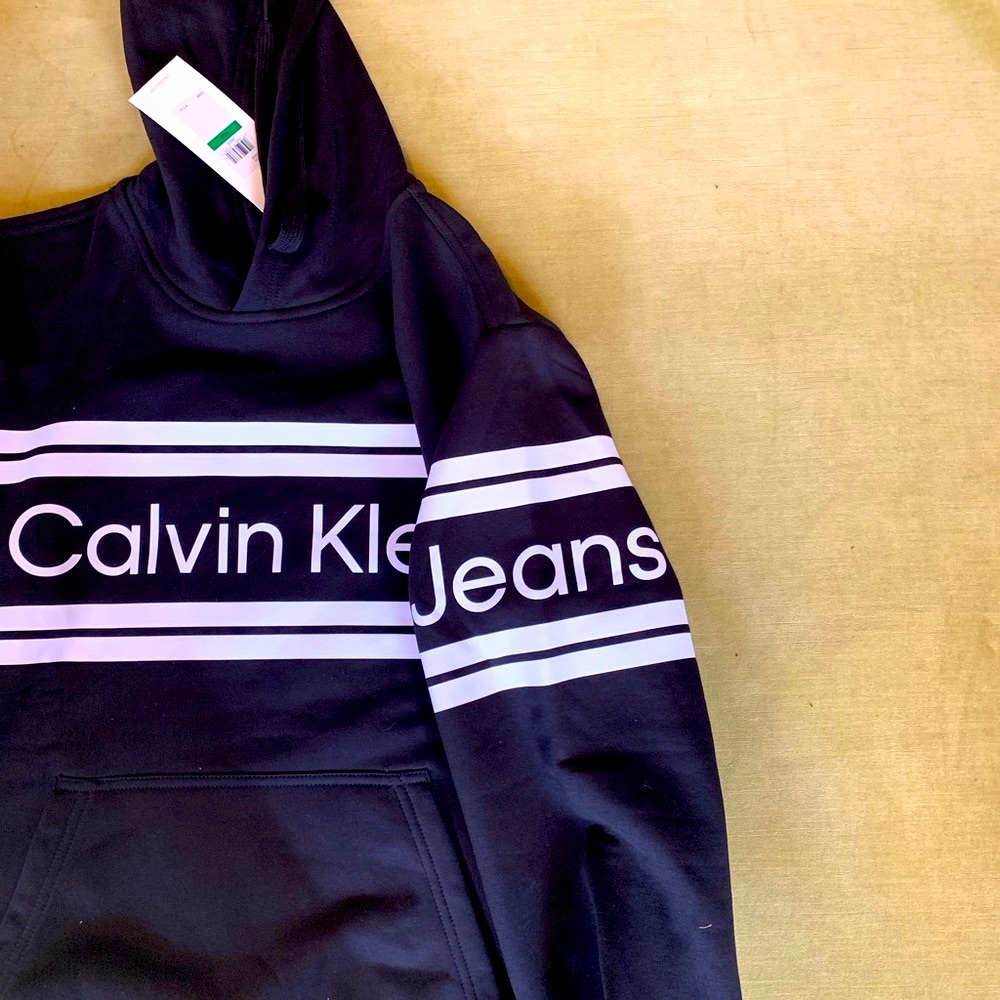 NWT Calvin Klein Black Hoodie - Picture 4 of 5